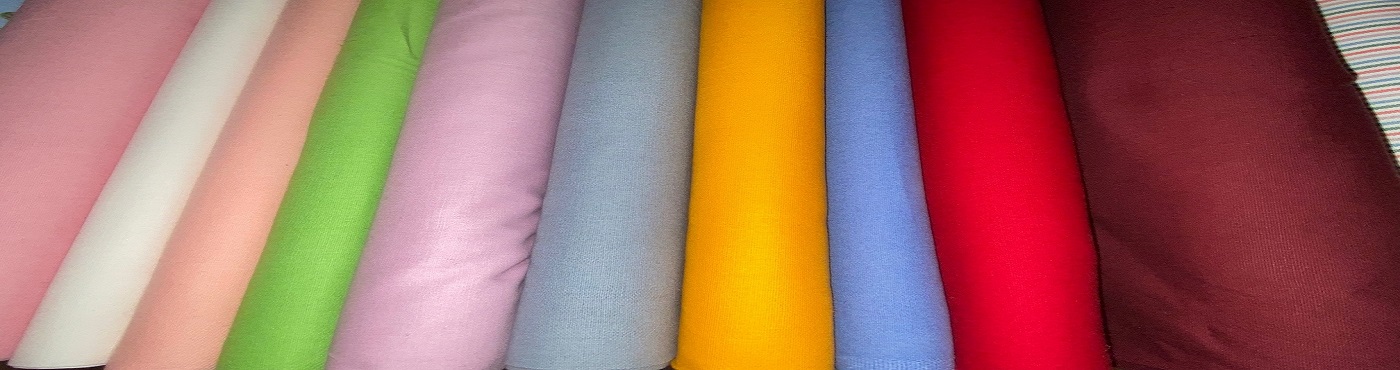 Baumwollwebstoff uni