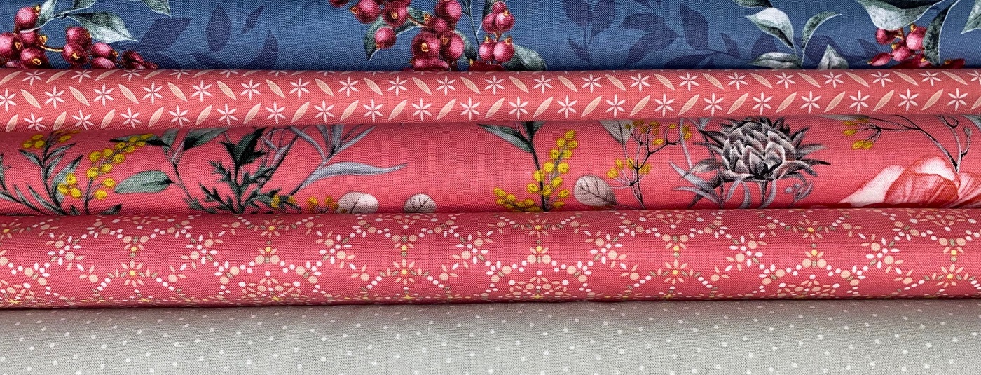 Baumwollwebstoff gemustert