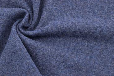 Merinostrick uni jeansblau 