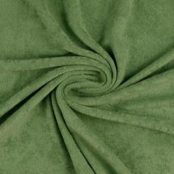 Frottee Jersey grün 