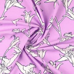 Viskosewebware flieder 