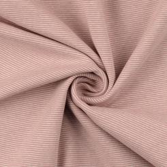 Bündchen Streifen rosa/natur 