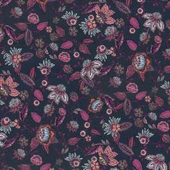 Druckstoff Bali blau 