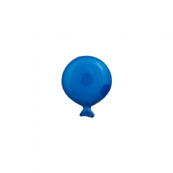 Knopf Luftballon 18 mm  blau 