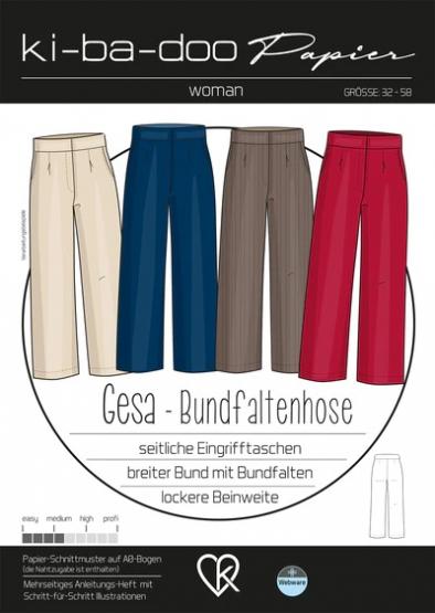 Gesa Bundfaltenhose Kibadoo Damen 