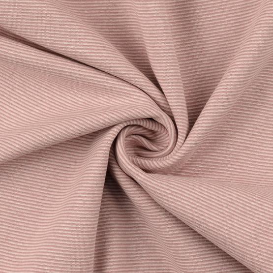 Bündchen Streifen rosa/natur 